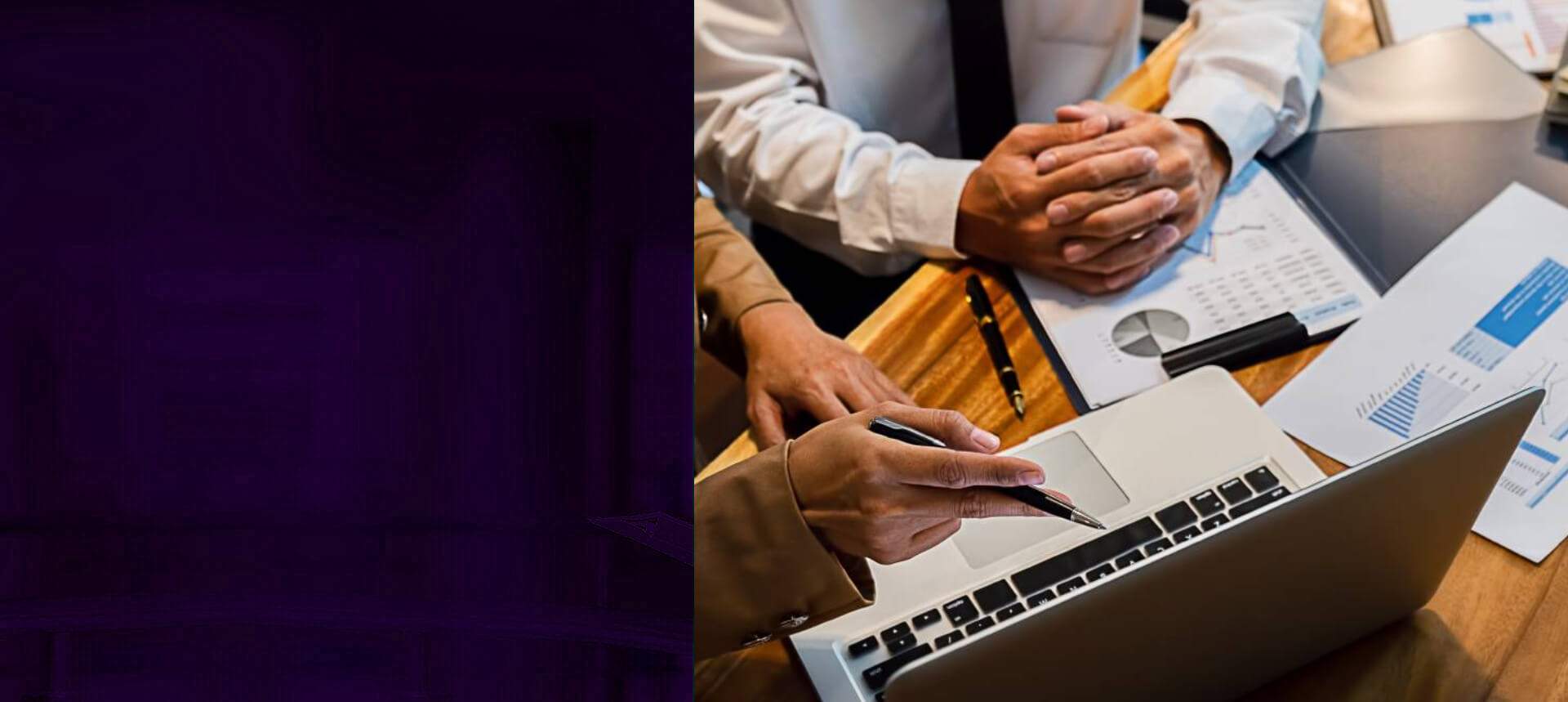 professionals working on laptop